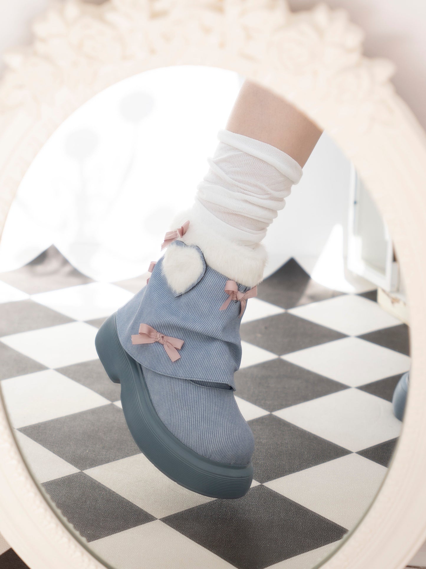 Snow Doll Mid Heel Bootie