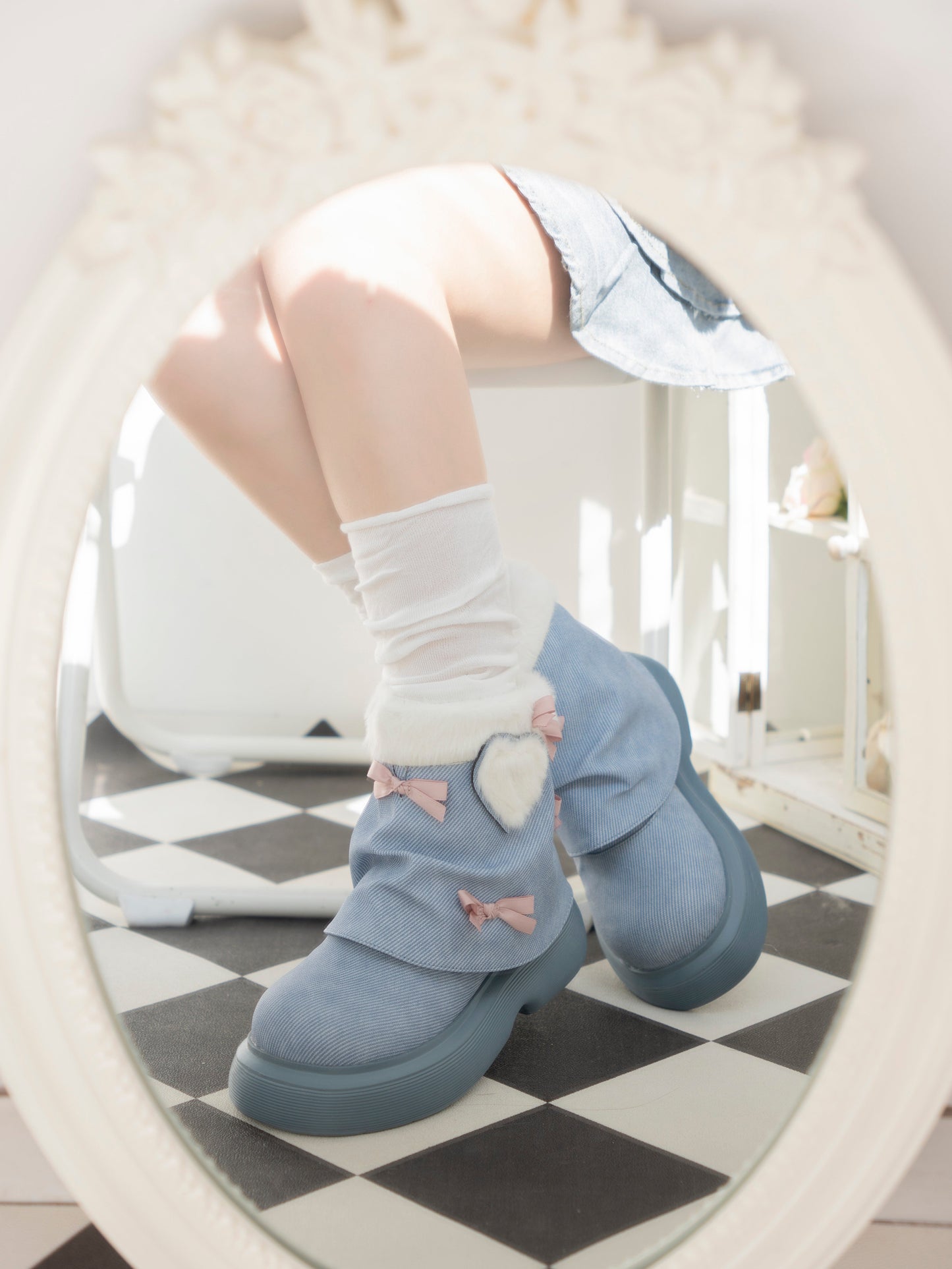 Snow Doll Mid Heel Bootie