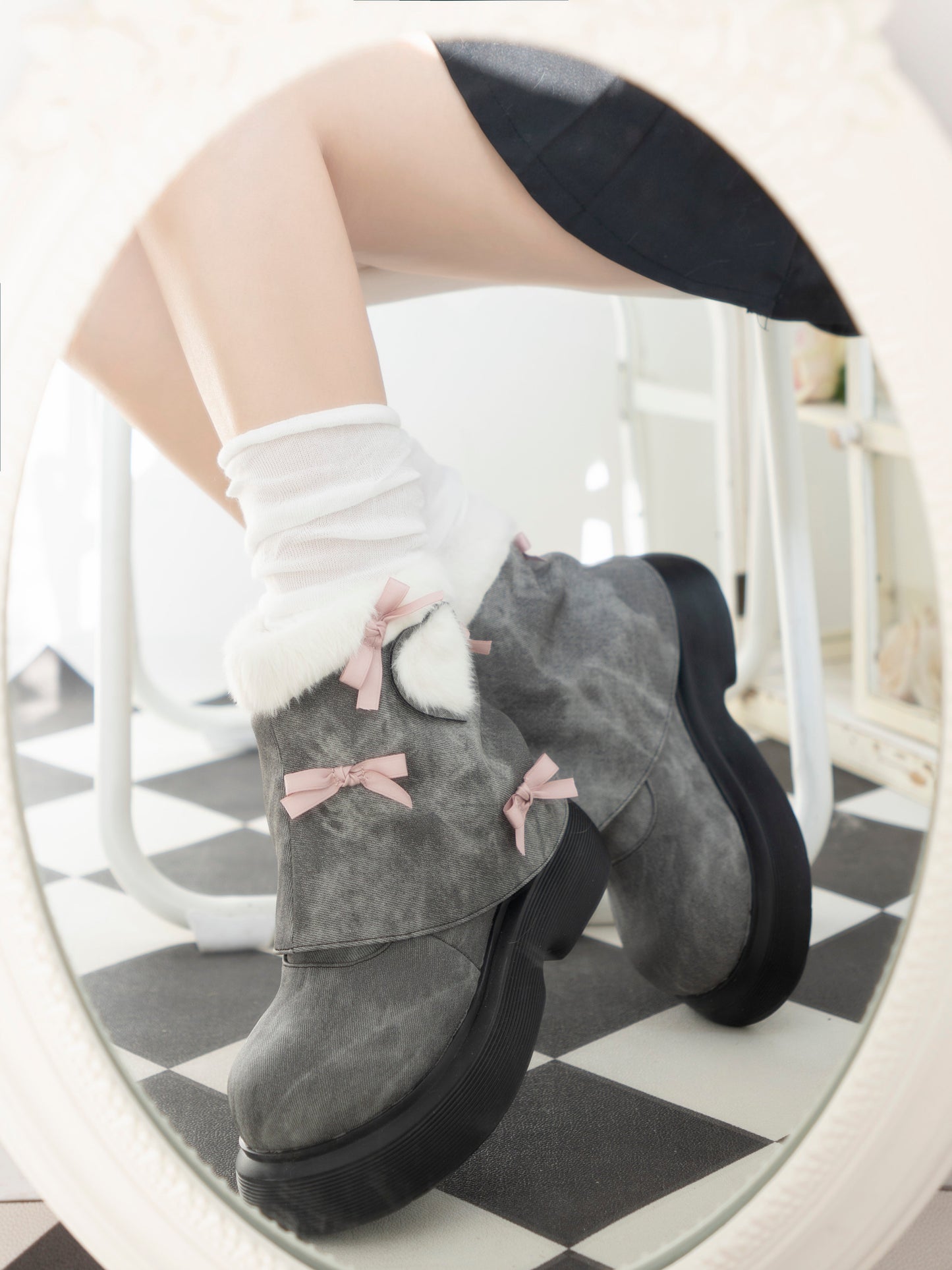 Snow Doll Mid Heel Bootie