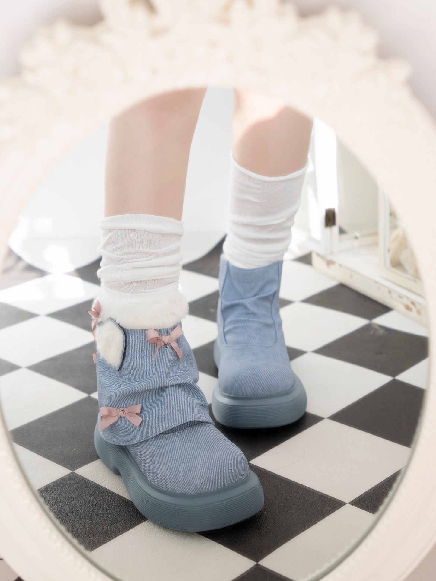 Snow Doll Mid Heel Bootie