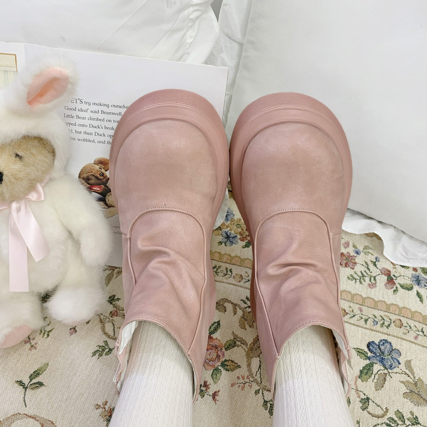 Snow Doll Mid Heel Bootie