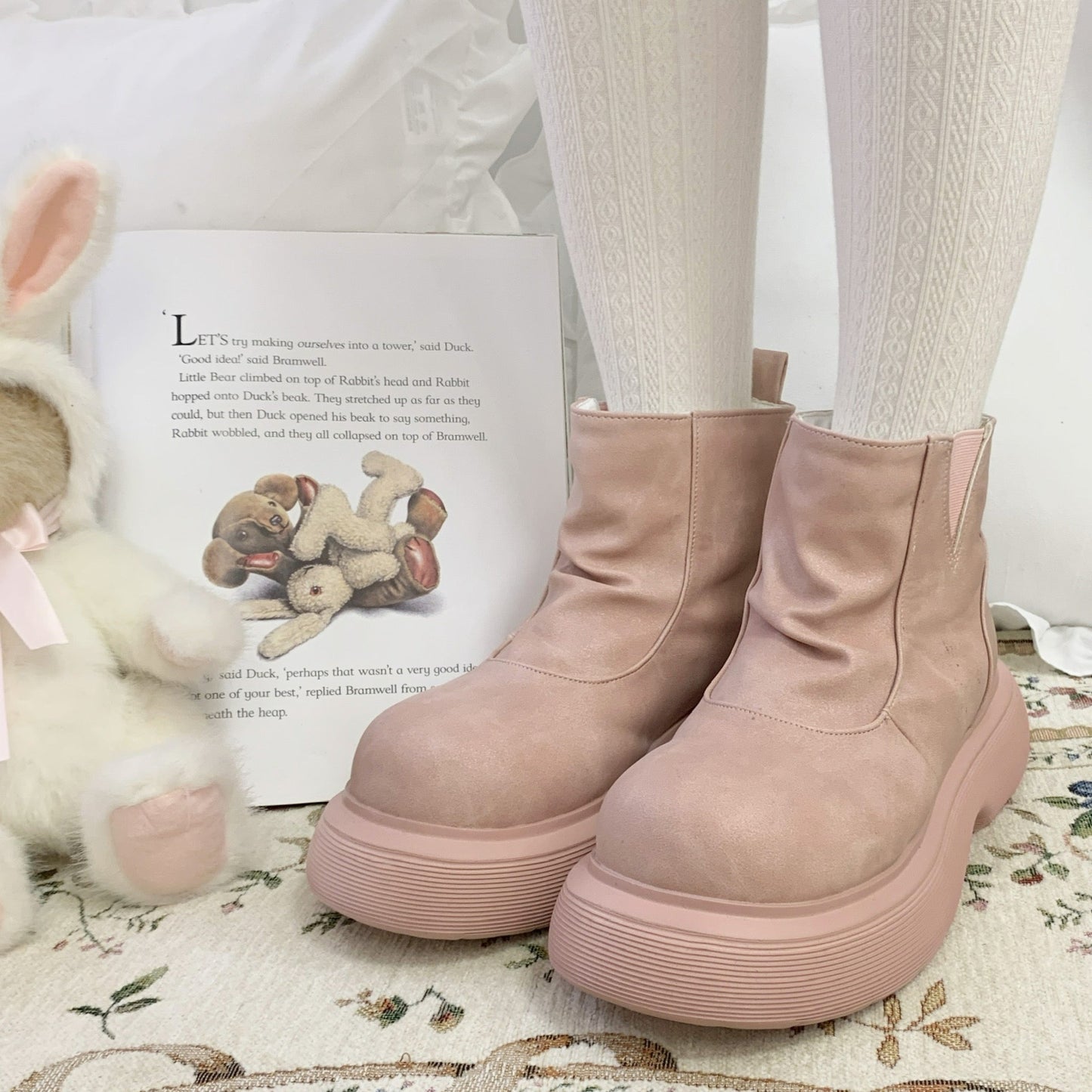 Snow Doll Mid Heel Bootie