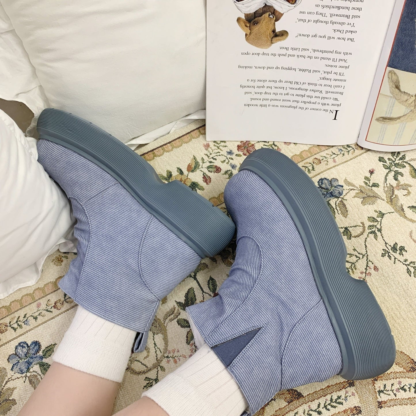 Snow Doll Mid Heel Bootie