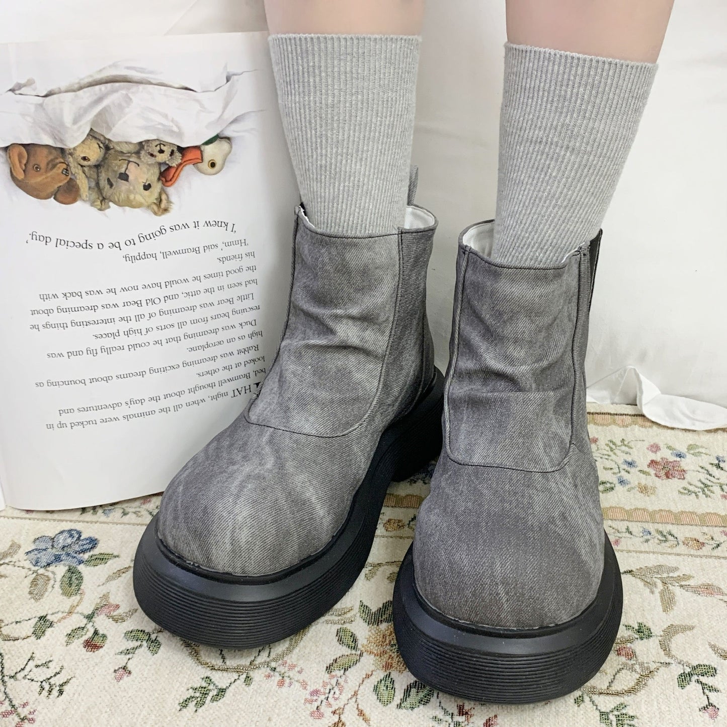 Snow Doll Mid Heel Bootie