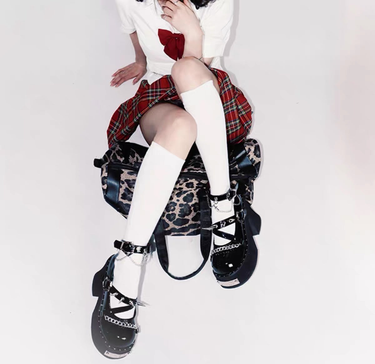 Dark Rose Witch Dolly Platform Shoes