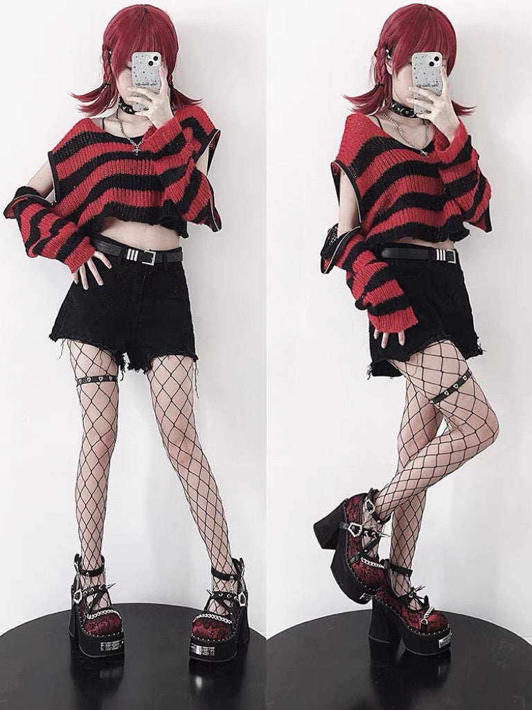Dark Rose Witch Dolly Platform Shoes