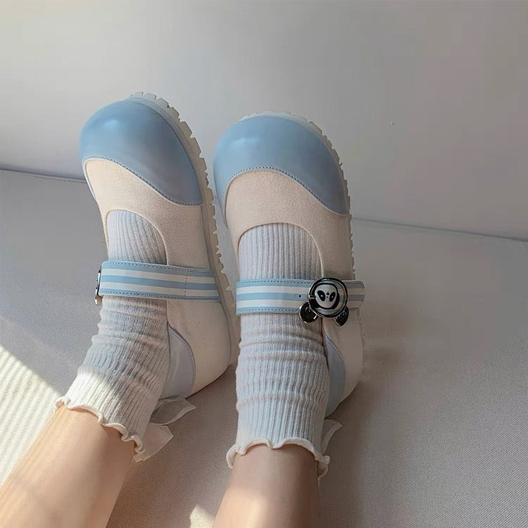 Cute Panda Flat Shoes