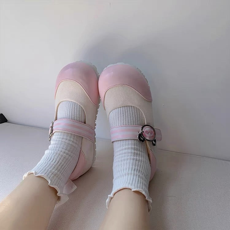 Cute Panda Flat Shoes