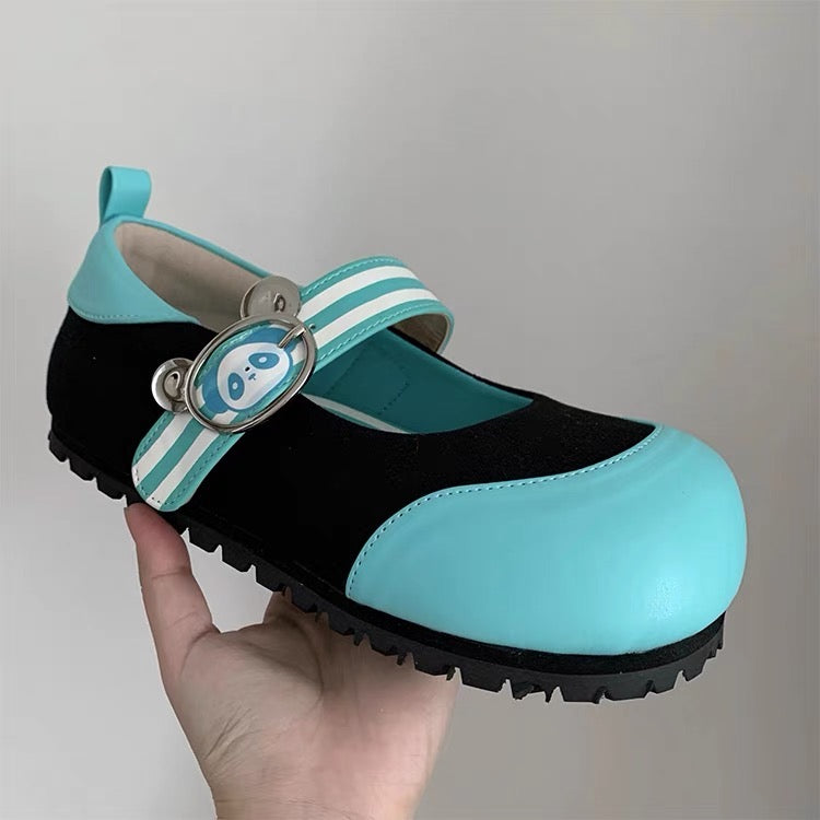 Cute Panda Flat Shoes