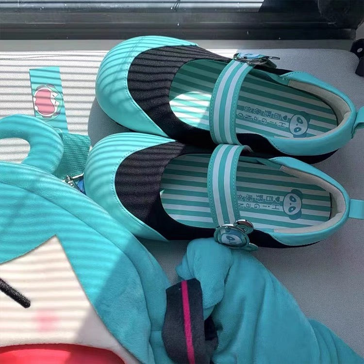 Cute Panda Flat Shoes