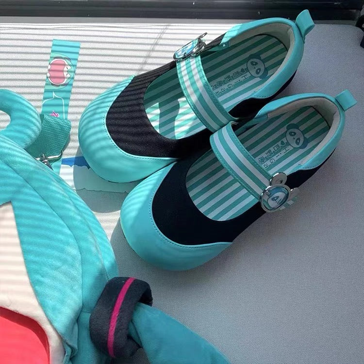 Cute Panda Flat Shoes