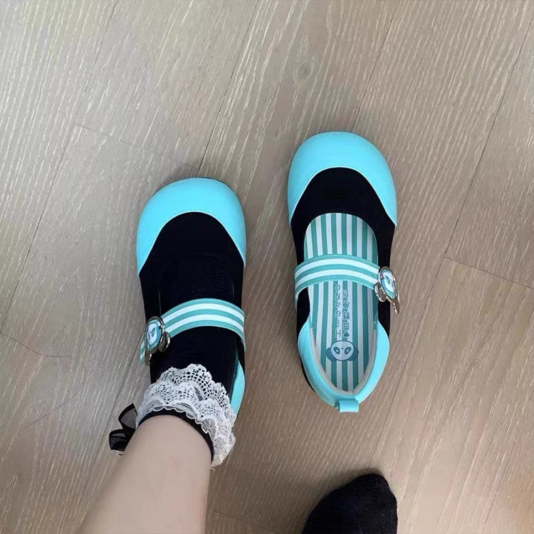 Cute Panda Flat Shoes