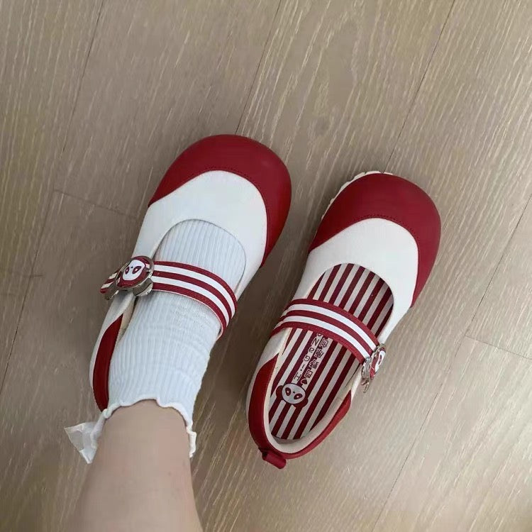Cute Panda Flat Shoes