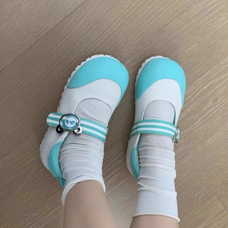 Cute Panda Flat Shoes