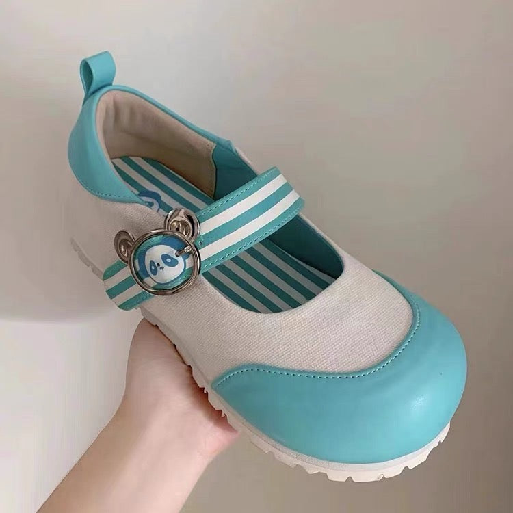 Cute Panda Flat Shoes