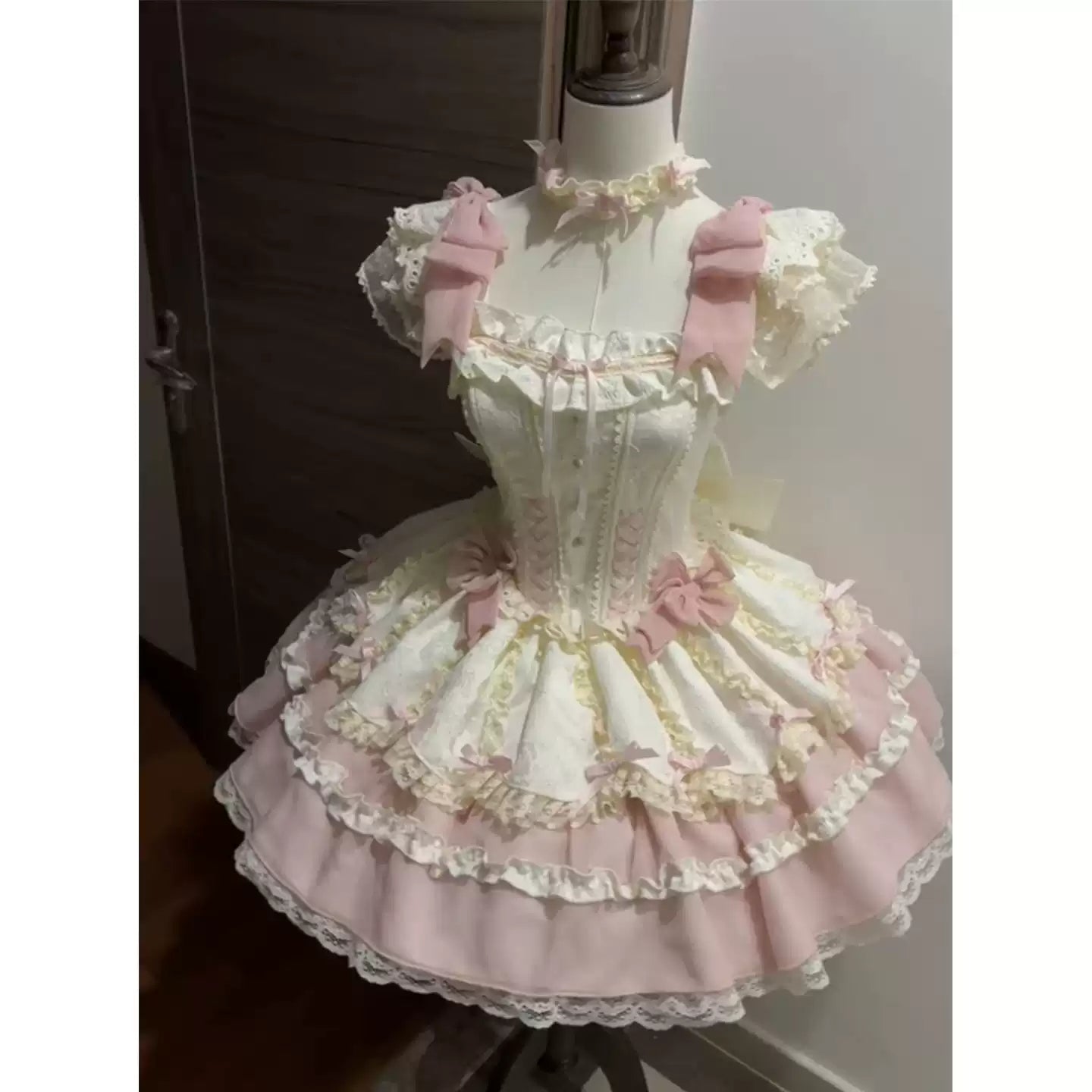 Pink Lolita Ballet Style Birthday Dress