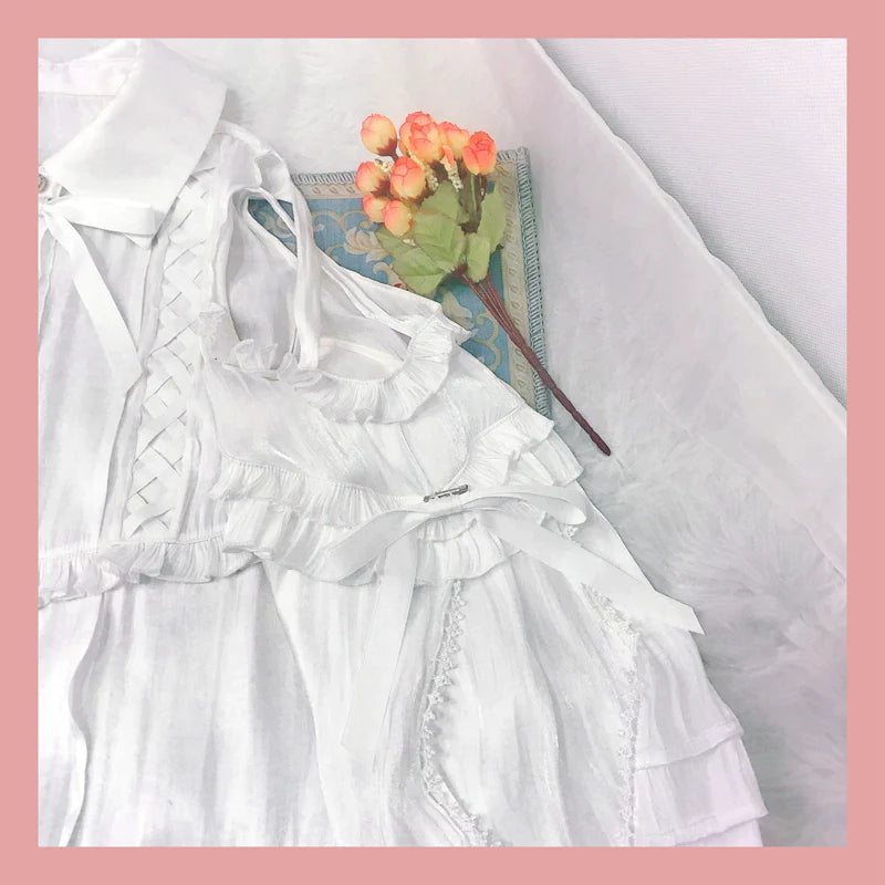Lolita Blouse Yuelong Poem Long Sleeve Inner Shirt