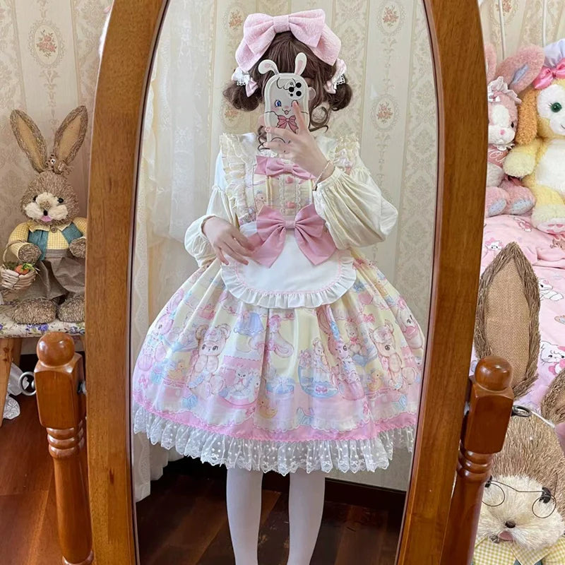 Sweet Lolita Jumper Dress Cute JSK