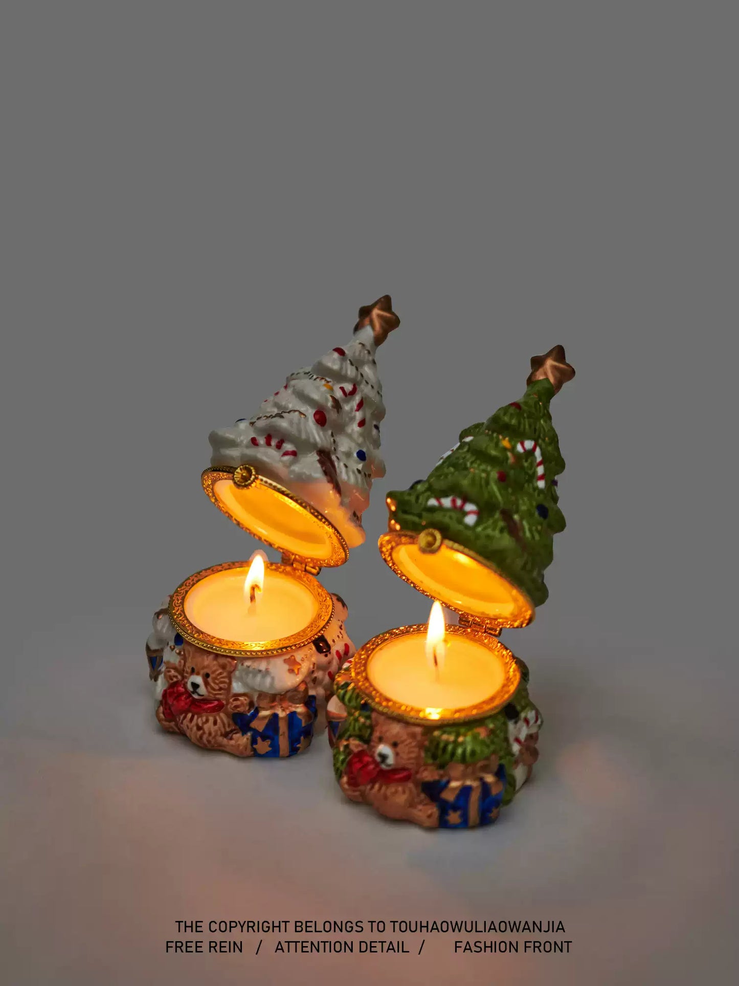 Cute Ceramic Storage Box Ornament Christmas Gift