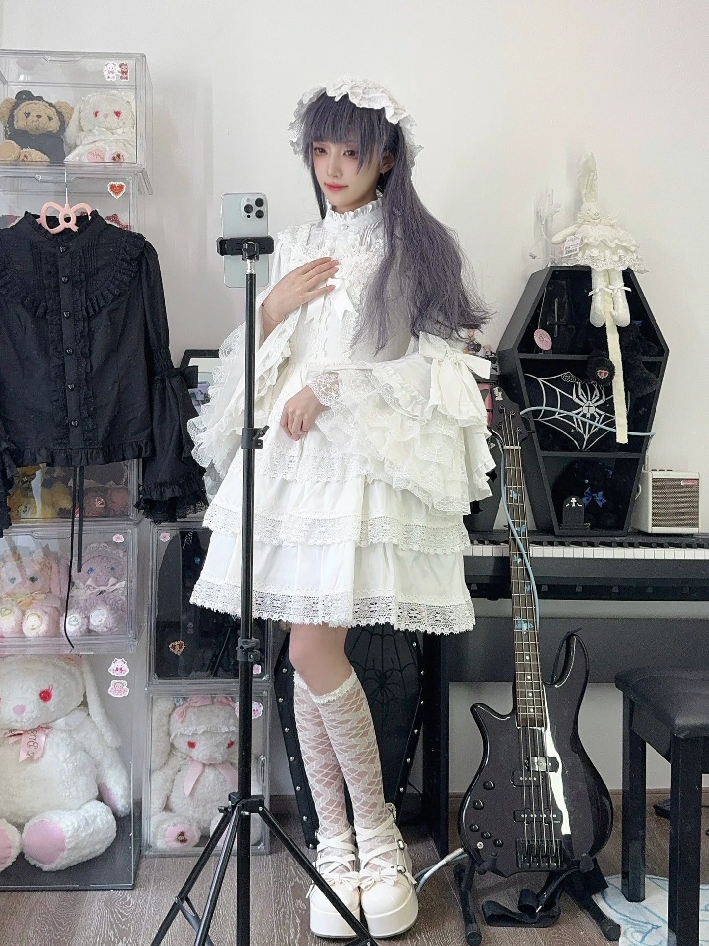 Sweet Lolita Blouse Princess Sleeve Shirt Inner Wear