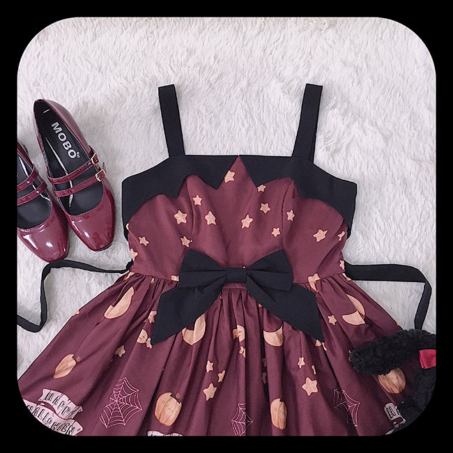 Vampire Cat Normal Waist Lolita Halloween JSK