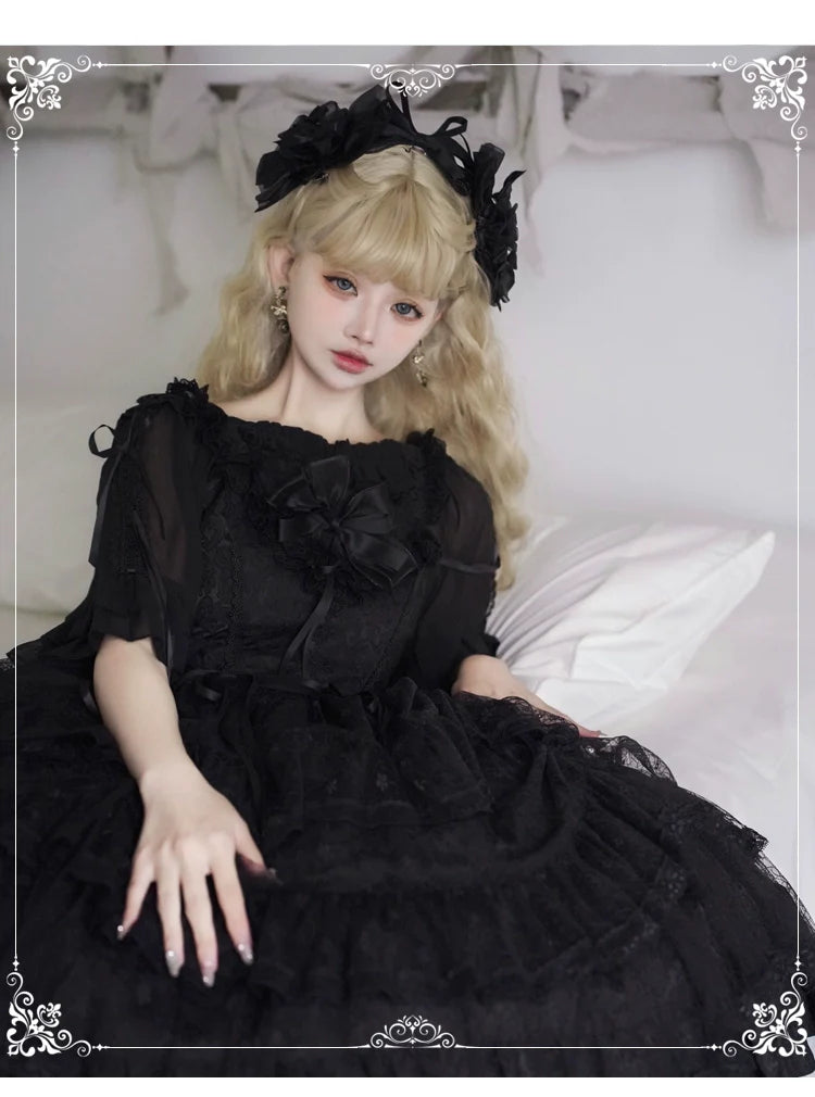 Classic Princess Lolita JSK Elegant Chiffon Top