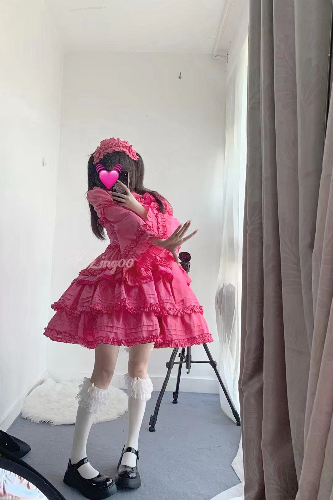 Gothic Lolita JSK Dress Christmas Short Sleeve Bolero