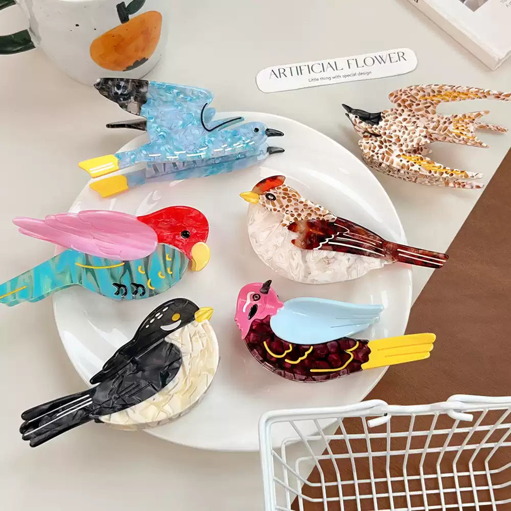 bird series hair clip