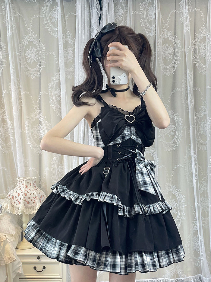 Little Spicy Plaid JSK Dress