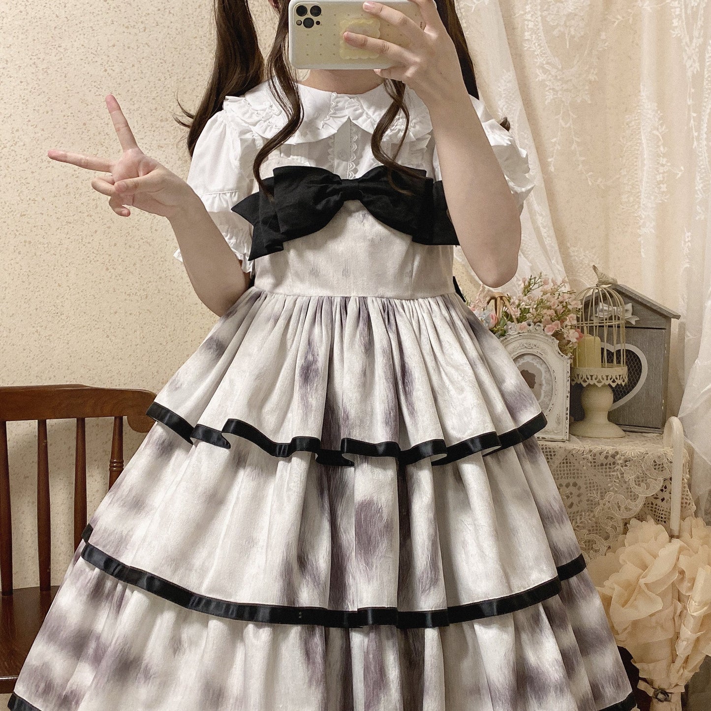 Kawaii Lolita Shirt Soft Girl Short-sleeved