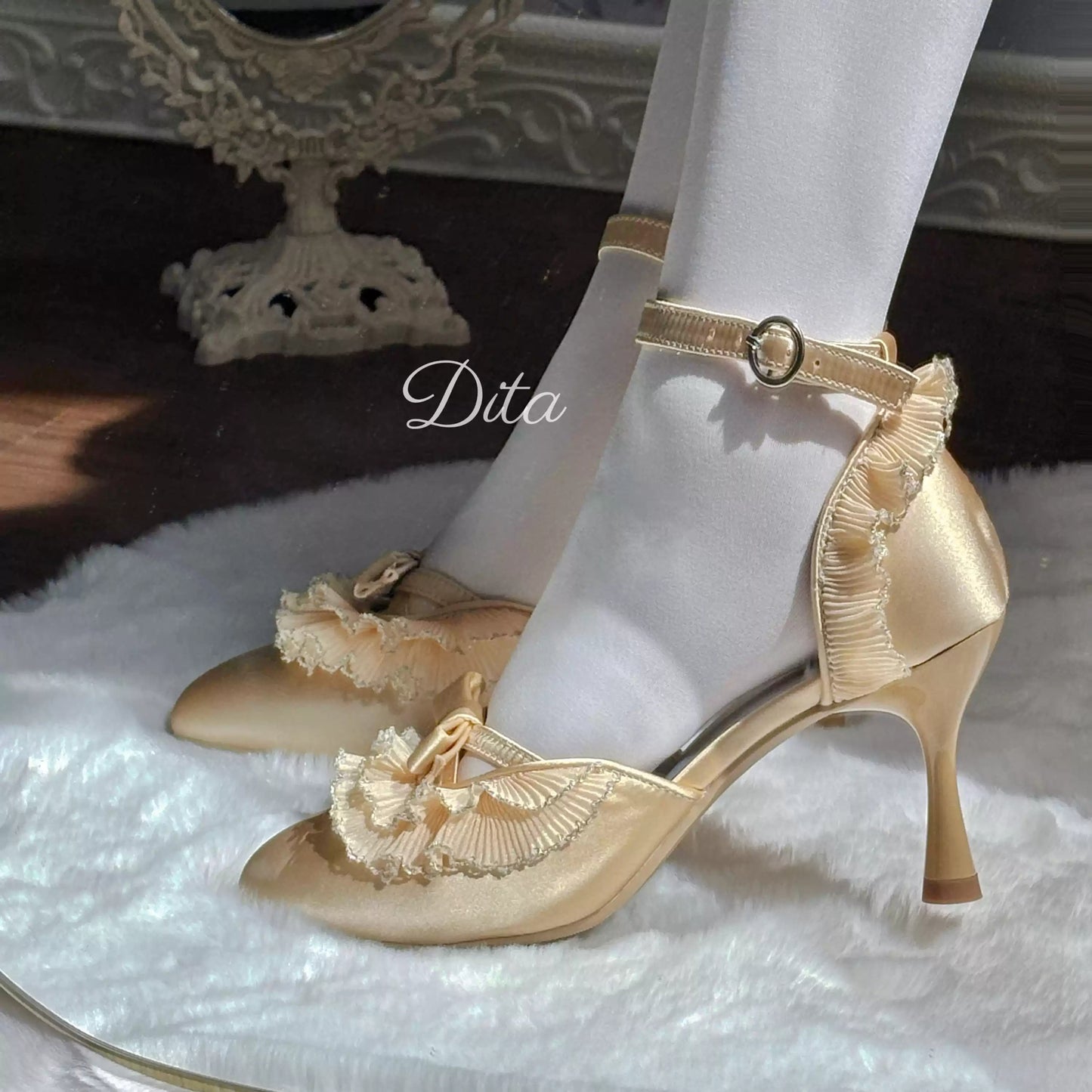 Flower Poetry Season Lolita High Heels