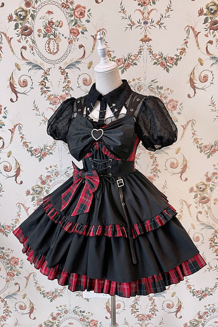Little Spicy Plaid JSK Dress