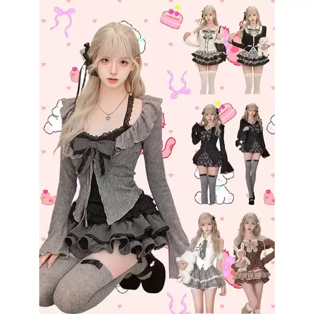 Vintage Kawaii Ruffles Coord