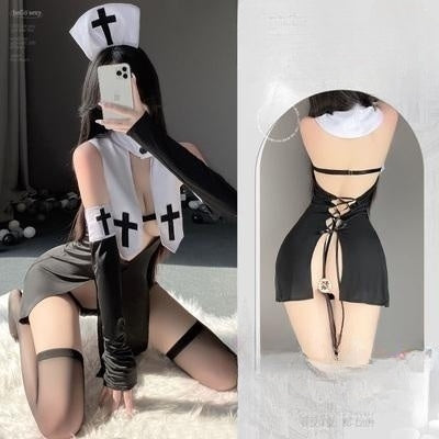 Sexy uniform set 【L】Pure desire nun suit