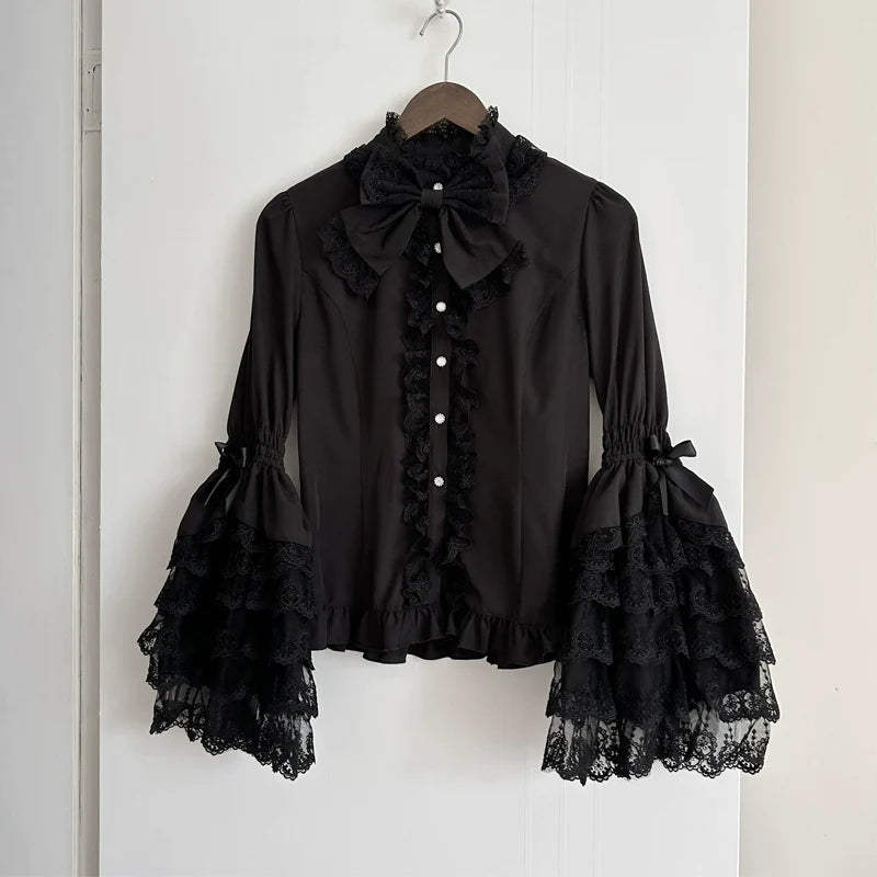 Wedding Lolita JSK Bridal Lolita Dress Black blouse only
