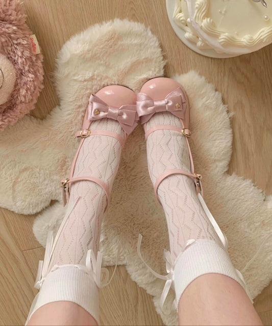 Strap Bow Mary Jane Shoes