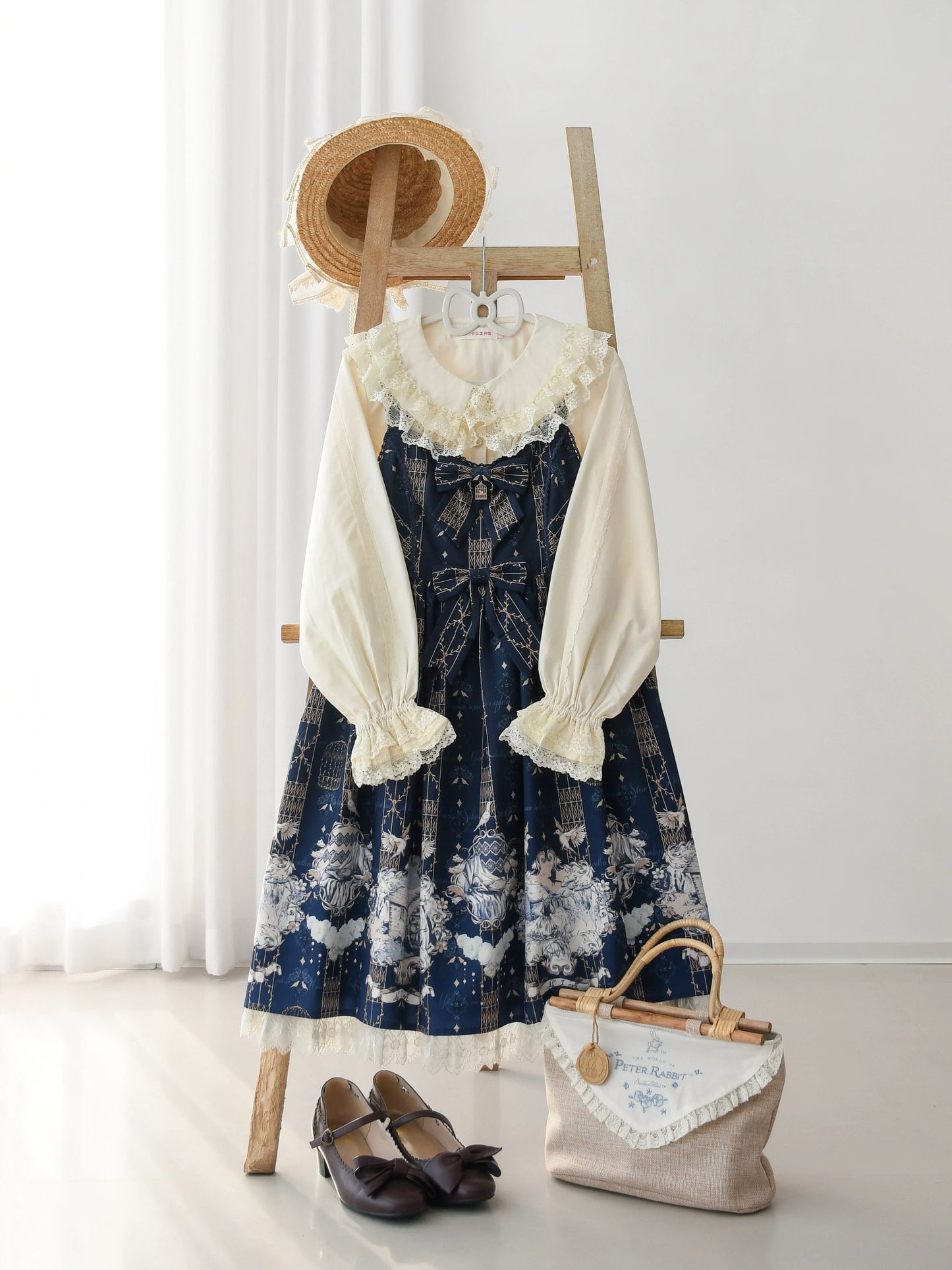 Daily Lolita Shirt Cotton BlouseLong Sleeves
