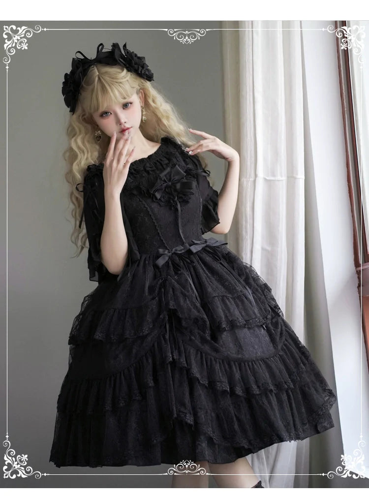 Classic Princess Lolita JSK Elegant Chiffon Top