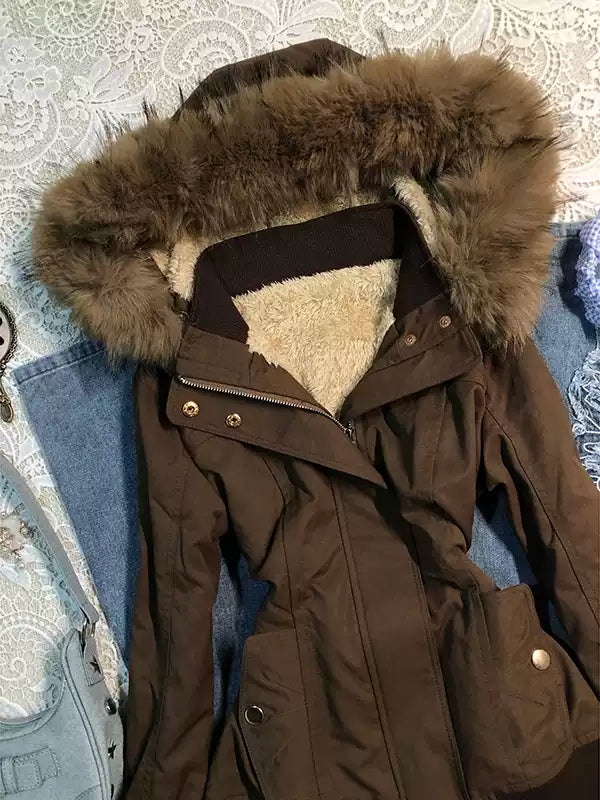 Brown velvet jacket