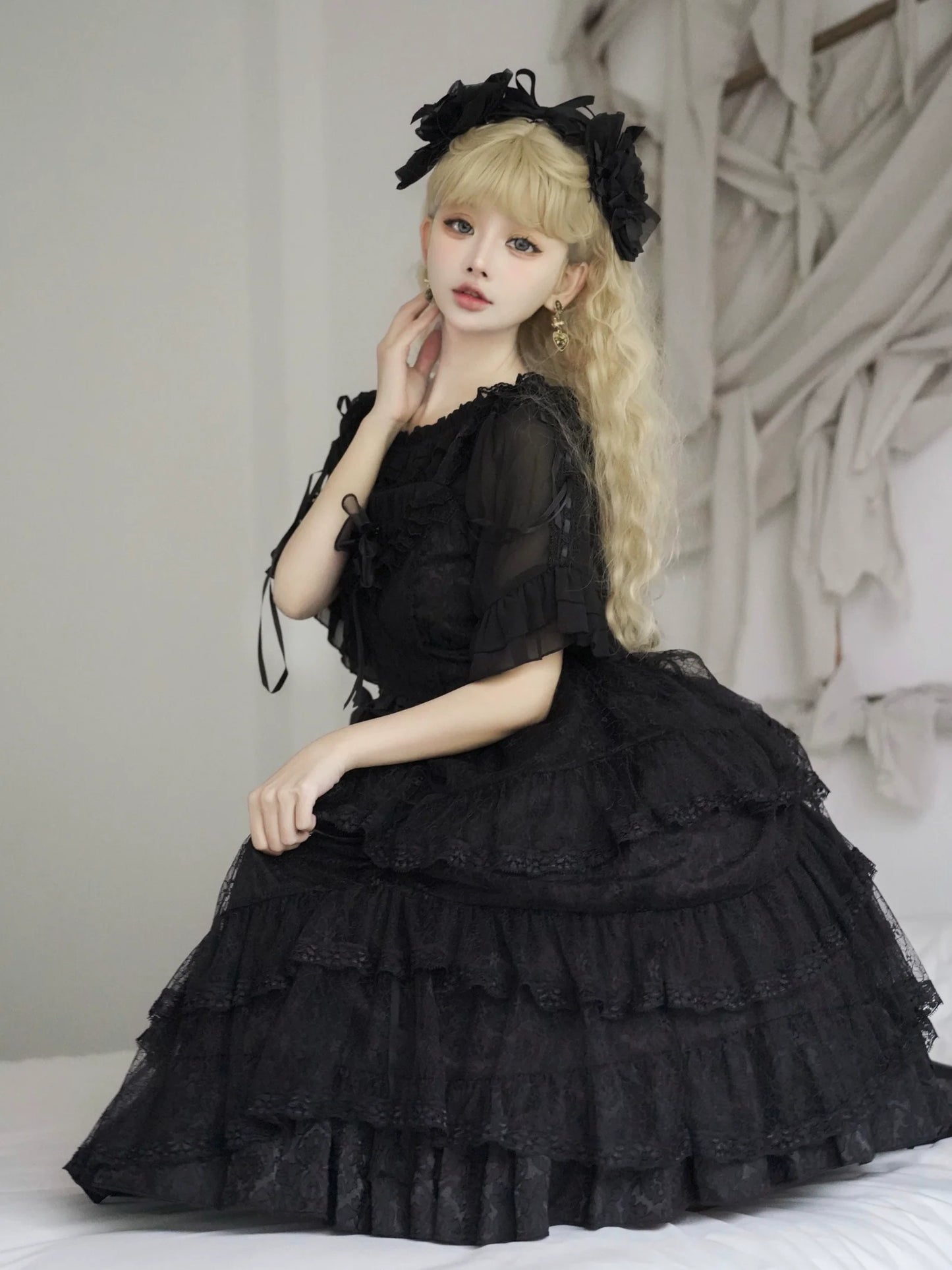 Classic Princess Lolita JSK Elegant Chiffon Top