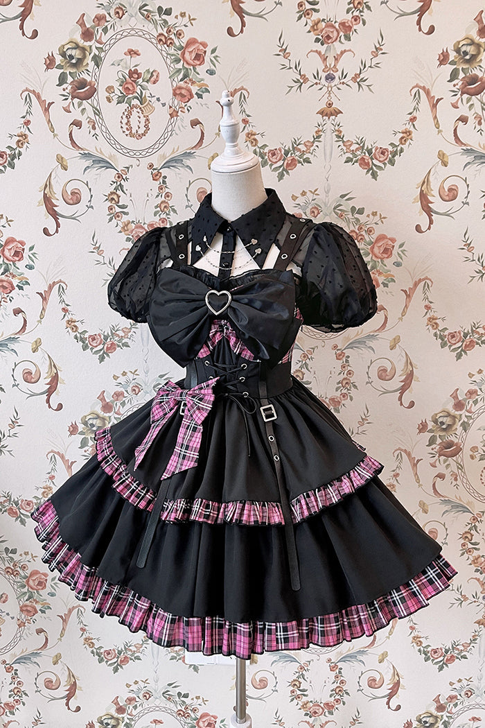 Little Spicy Plaid JSK Dress