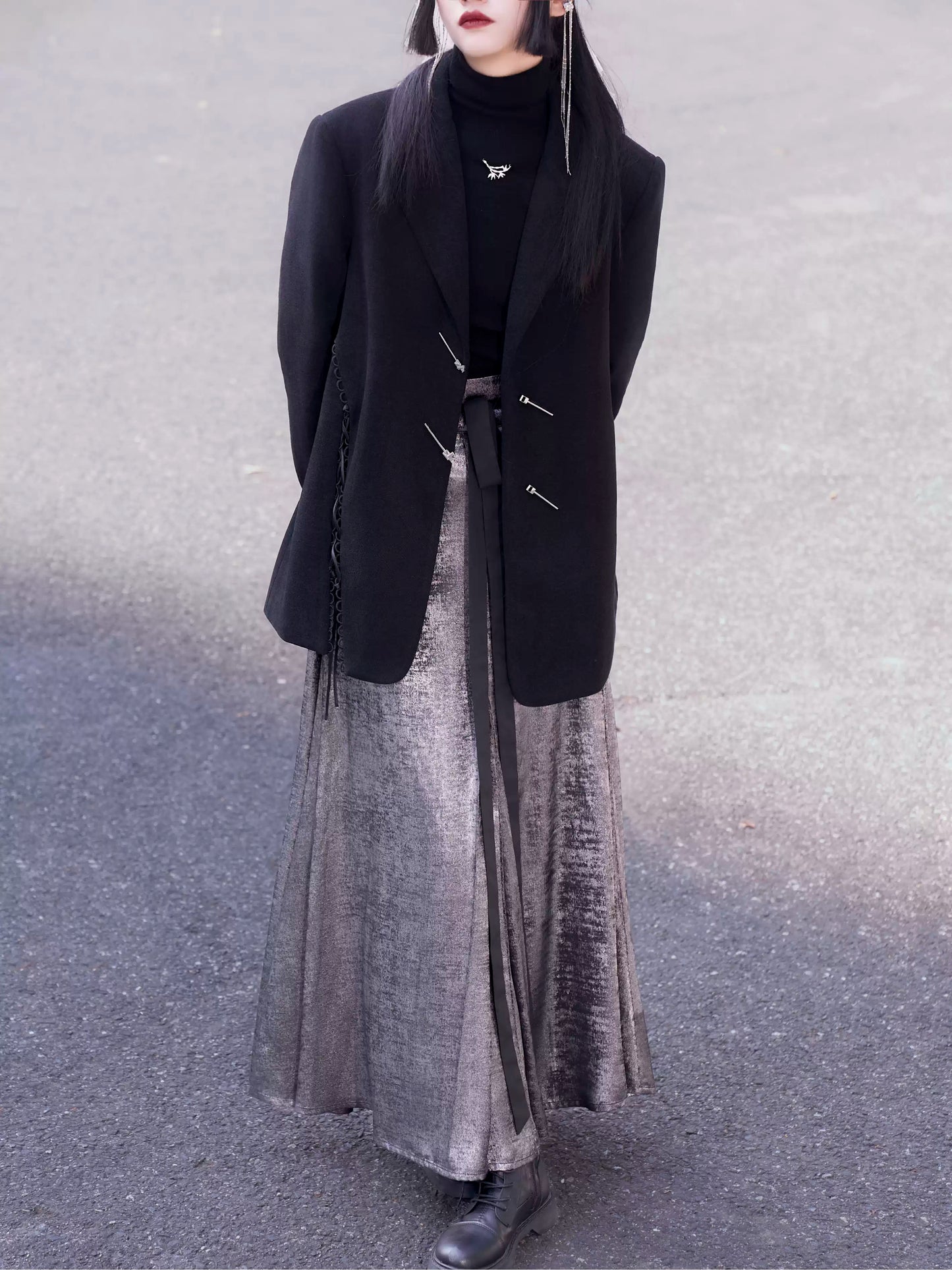 Straps New Chinese Style Jacket