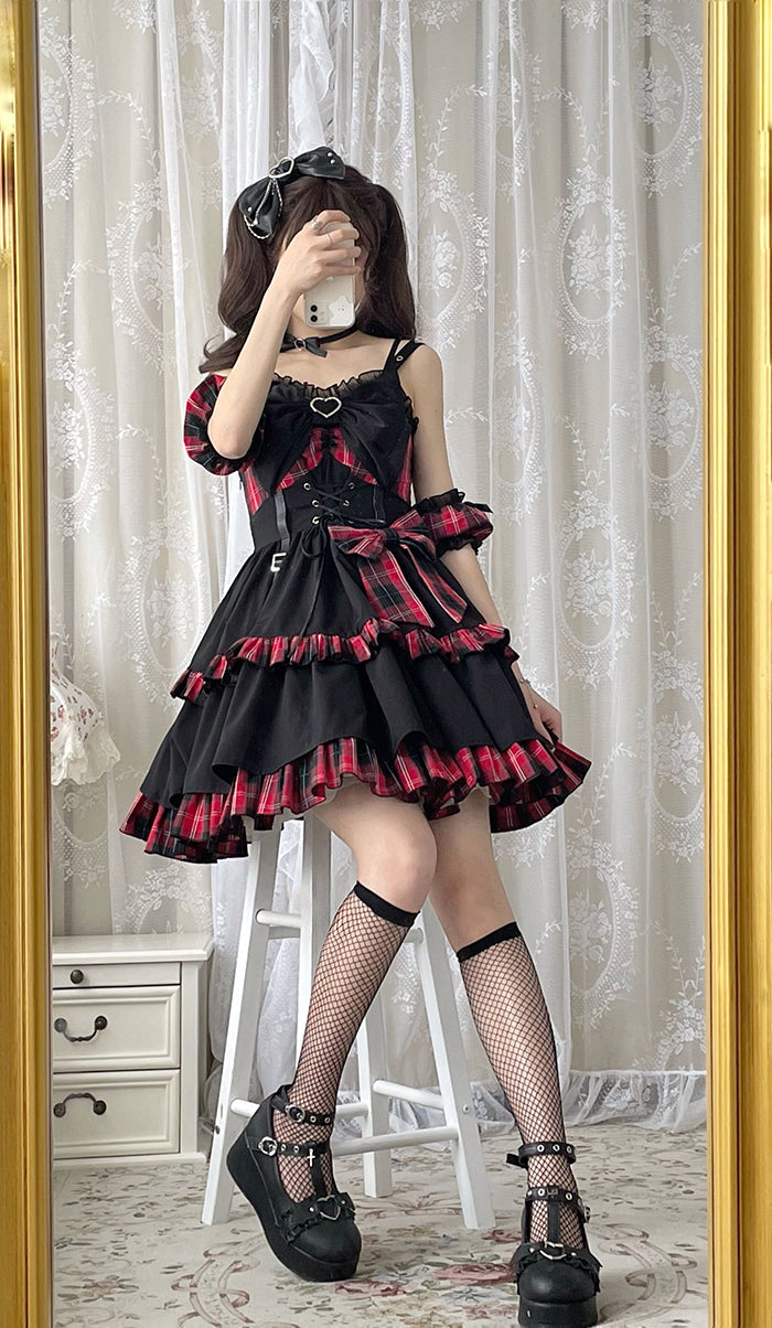 Little Spicy Plaid JSK Dress