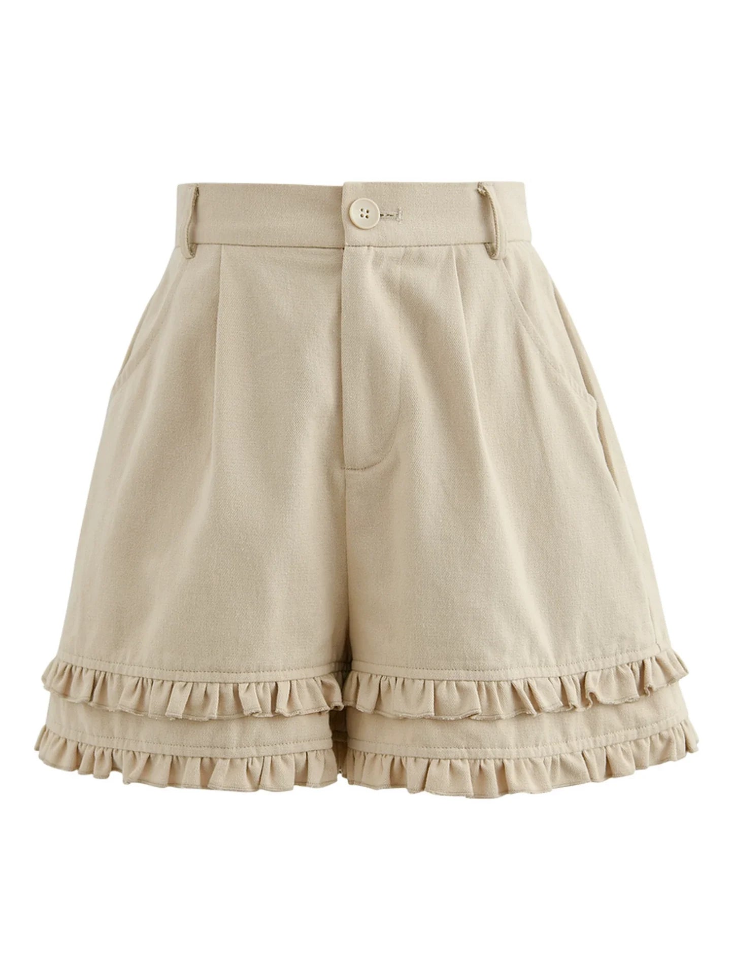 Double Layer Ruffle Shorts