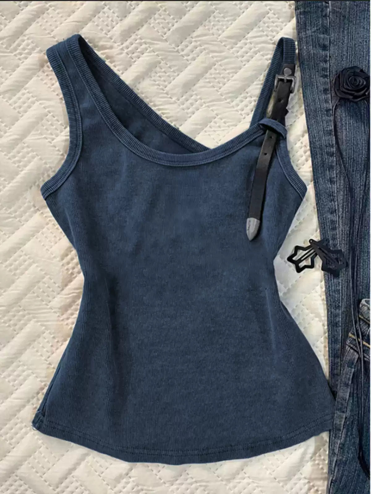 dark gray camisole