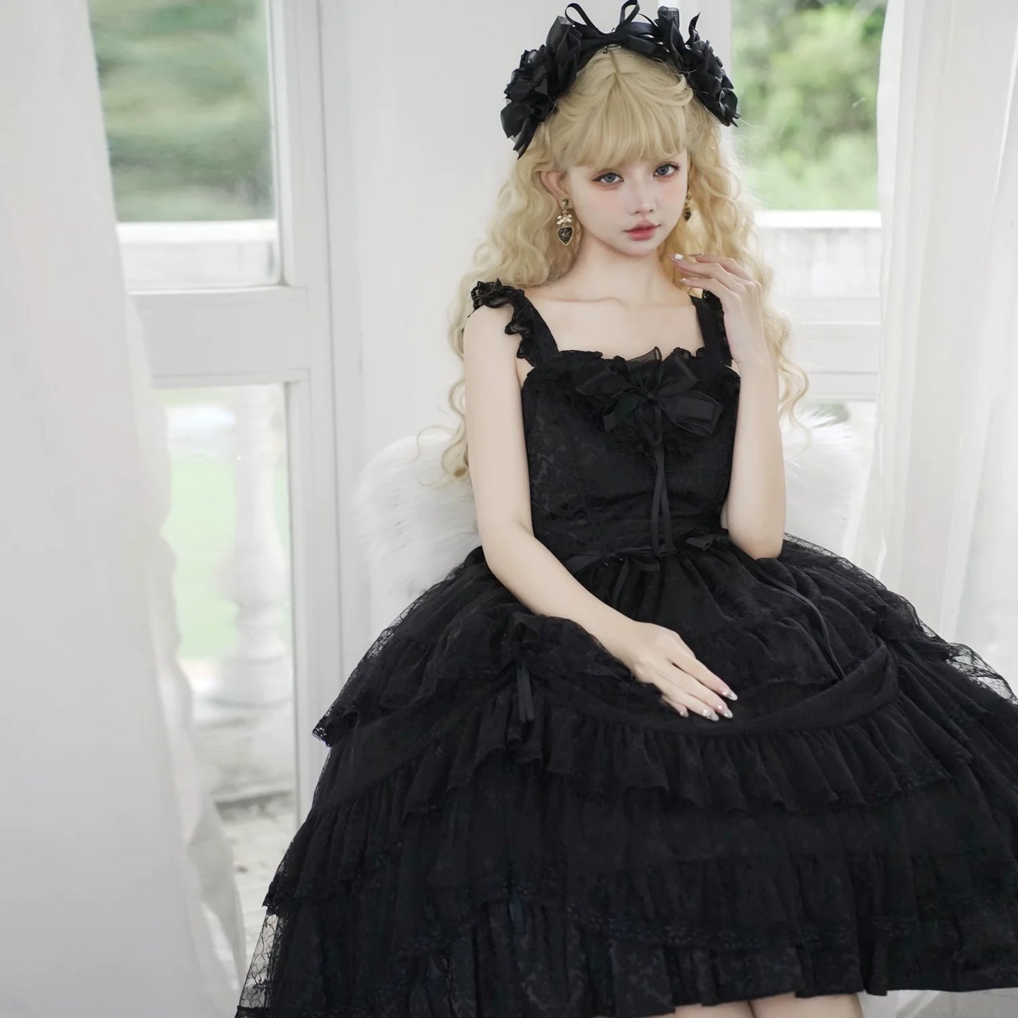 Classic Princess Lolita JSK Elegant Chiffon Top