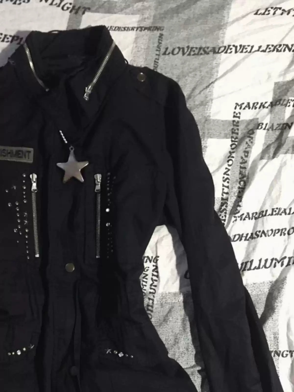 Black retro jacket