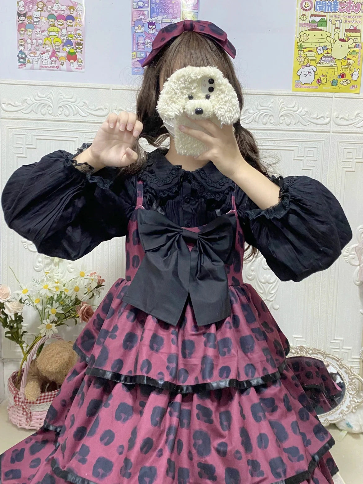 Sweet Lolita Shirt Doll Collar Blouse High-waisted