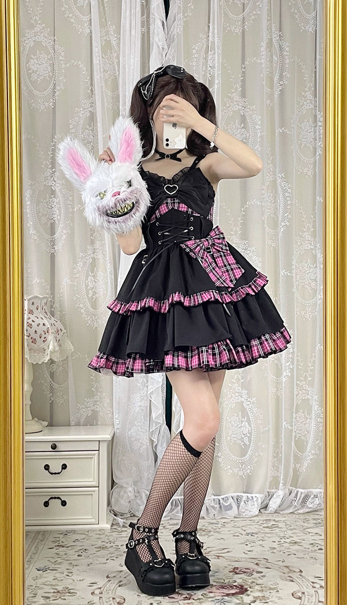 Little Spicy Plaid JSK Dress