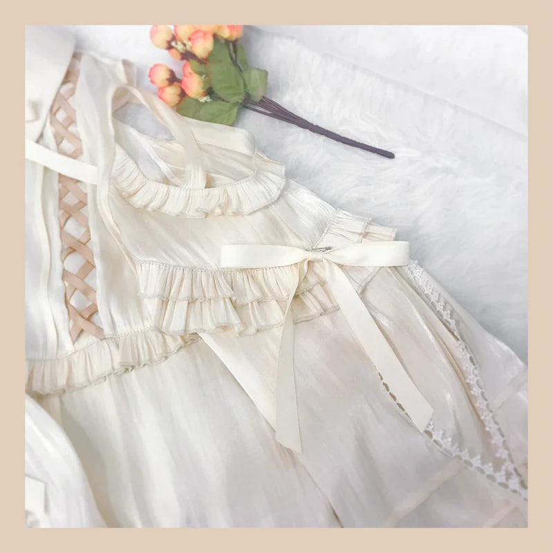 Lolita Blouse Yuelong Poem Long Sleeve Inner Shirt